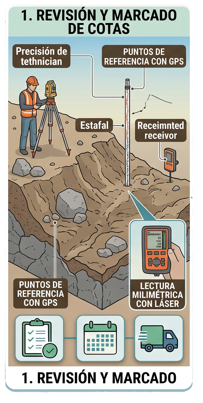 Nivelación de suelos con maquinaria en terreno